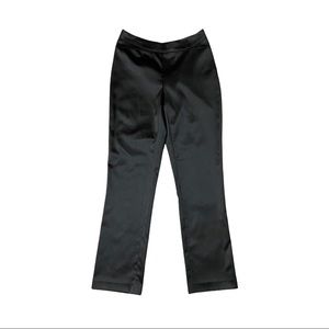 TARA JARMON Shiny Black Satin Like Pants Trousers Women’s Size 38 or 6 US
